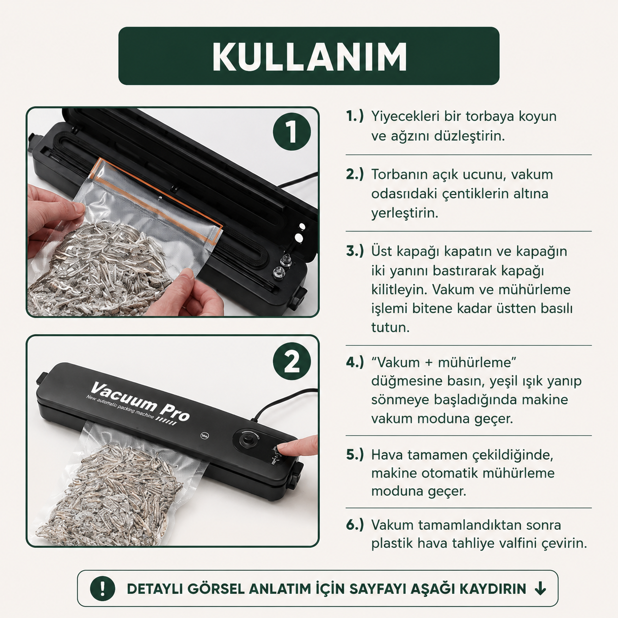 FRESHKA™ Vacuum Pro Vakumla Koru, Taze Tüket