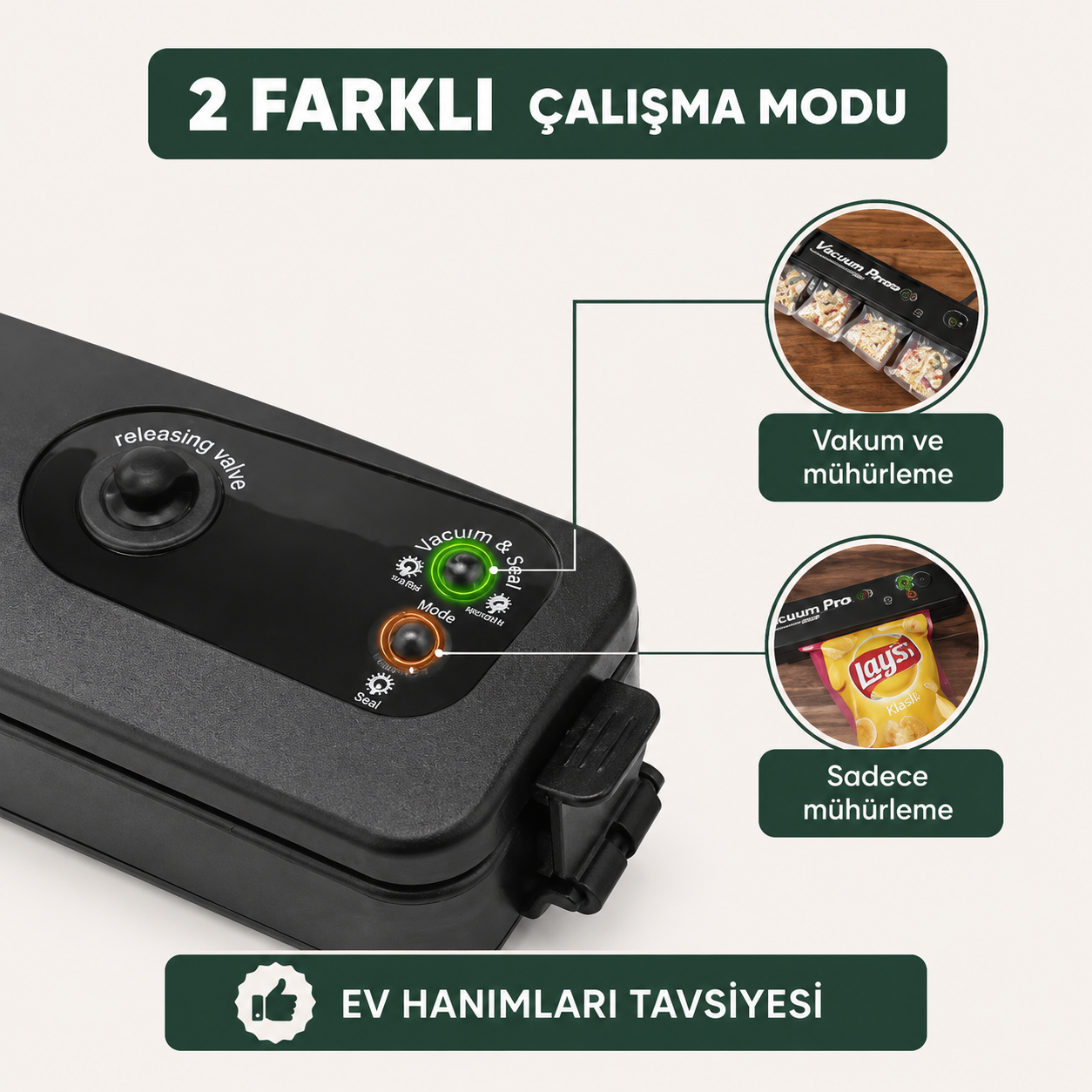 FRESHKA™ Vacuum Pro Vakumla Koru, Taze Tüket