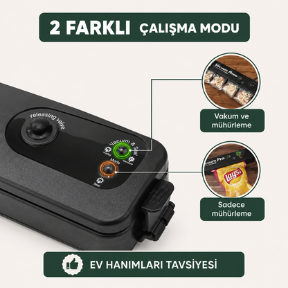 FRESHKA™ Vacuum Pro Vakumla Koru, Taze Tüket